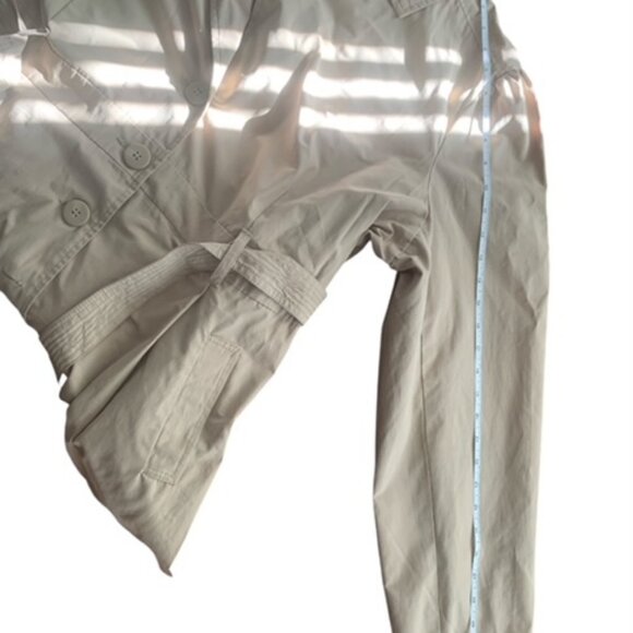 Maurices Women’s 2X 18W-20W Plus Size Tan Belted Single Breasted Trench Coat - Picture 9 of 15